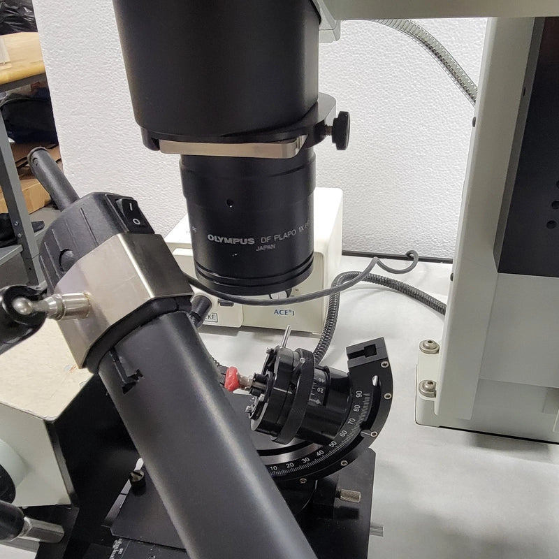 Olympus Leeds Forensics Bullet Comparison Microscope SZX12 with Motorized Table - Microscope Marketplace