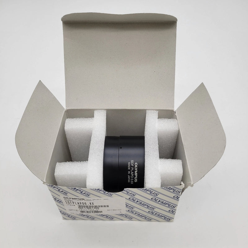 Olympus Stereo Microscope Objective SDF PLAPO 0.8x for SZX16 - Microscope Marketplace