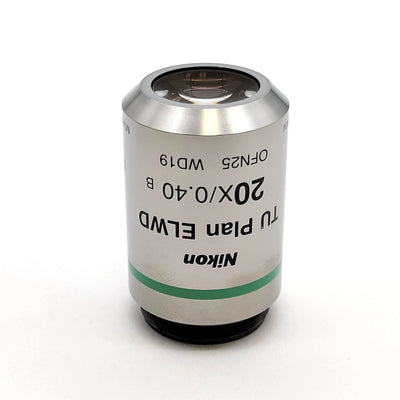 Nikon Microscope Objective TU Plan 20x ELWD Epi - Microscope Marketplace