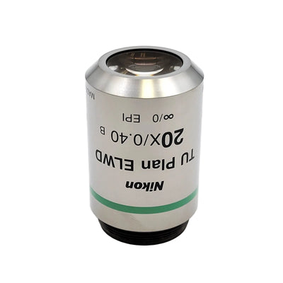 Nikon Microscope Objective TU Plan 20x ELWD Epi - Microscope Marketplace