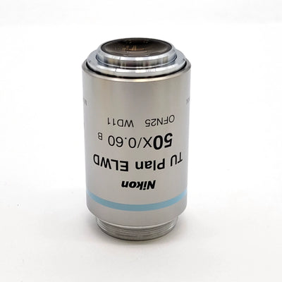Nikon Microscope Objective TU Plan 50x ELWD Epi - Microscope Marketplace