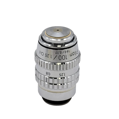 Nikon Microscope Objective Plan 100x 1.25 Oil with Iris Diaphragm 160/0.17 - Microscope Marketplace