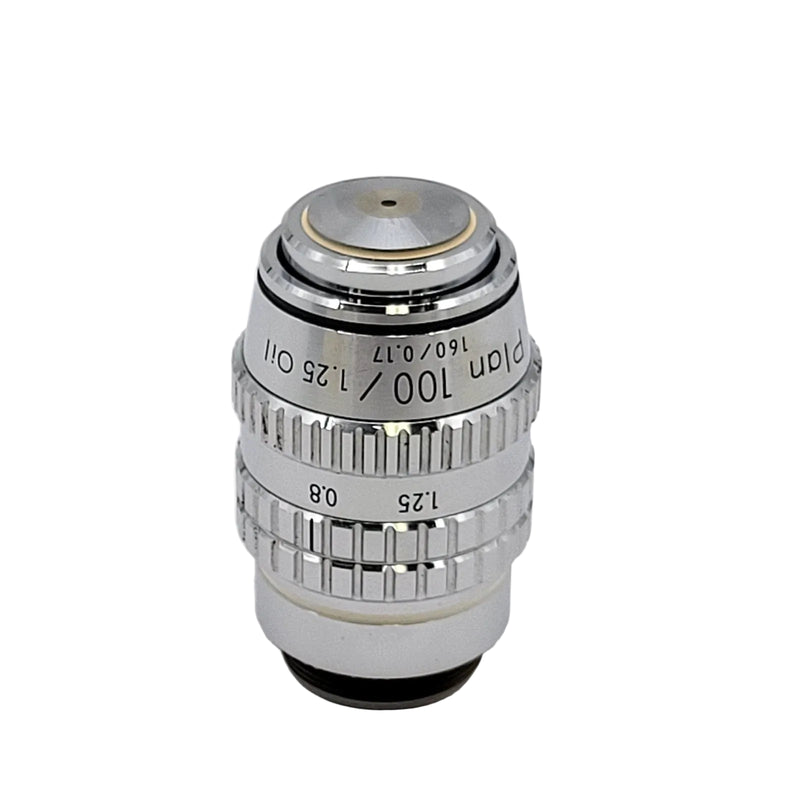 Nikon Microscope Objective Plan 100x 1.25 Oil with Iris Diaphragm 160/0.17 - Microscope Marketplace