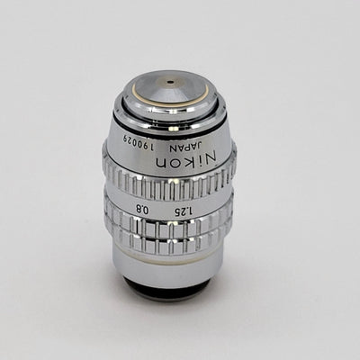 Nikon Microscope Objective Plan 100x 1.25 Oil with Iris Diaphragm 160/0.17 - Microscope Marketplace