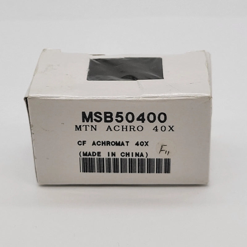 Nikon Microscope Objective CF Achromat 40x 160/0.17 New in Box - Microscope Marketplace