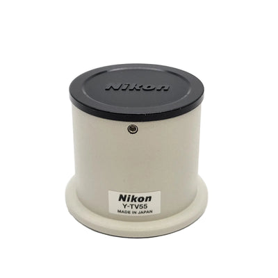 Nikon Microscope Y-TV55 TV Tube Adapter for C-0.55x Relay - Microscope Marketplace