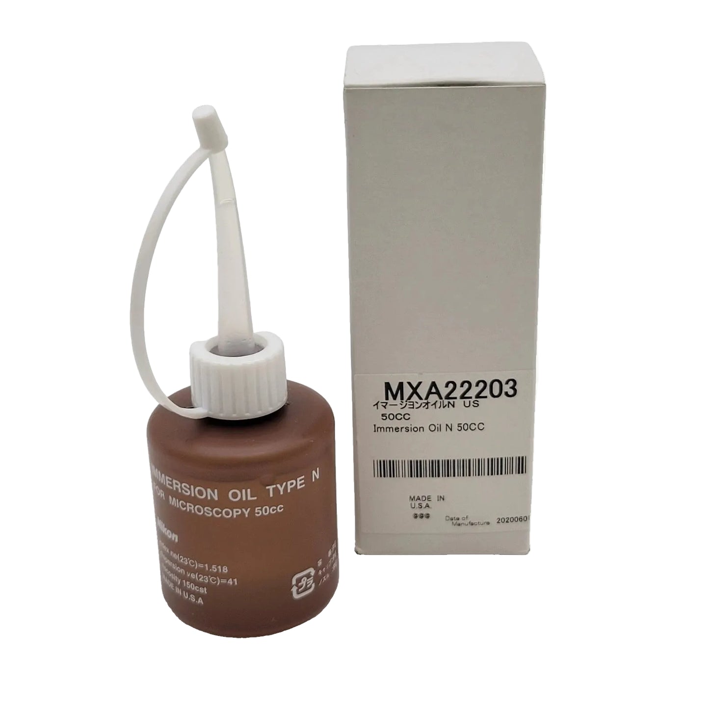 Nikon Microscope Immersion Oil Type N 50cc - Microscope Marketplace
