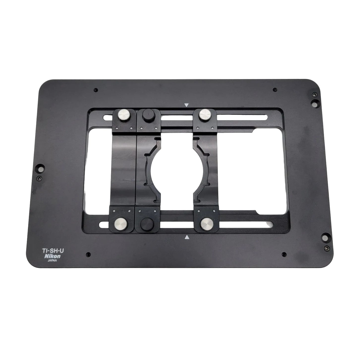 Nikon Microscope TI-SH-U Universal Adjustable Slide Dish Holder - Microscope Marketplace