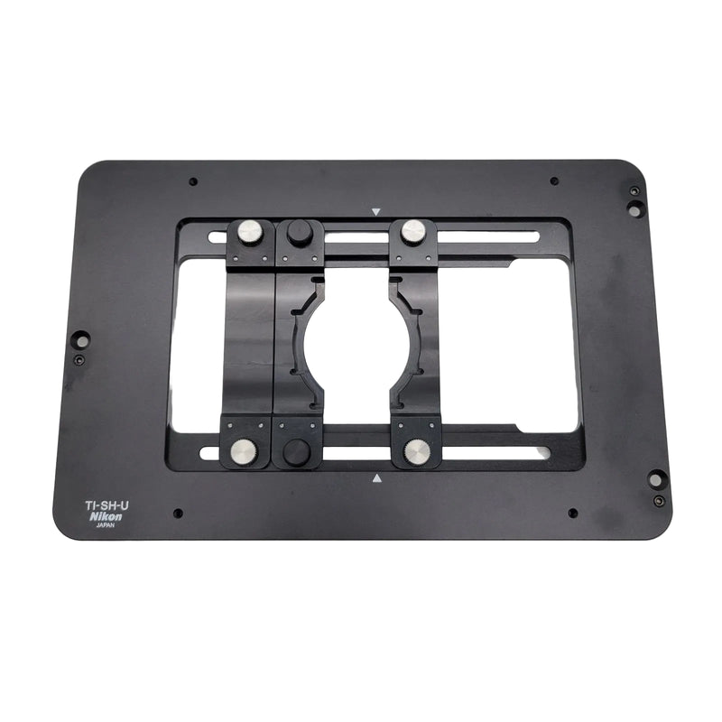 Nikon Microscope TI-SH-U Universal Adjustable Slide Dish Holder - Microscope Marketplace