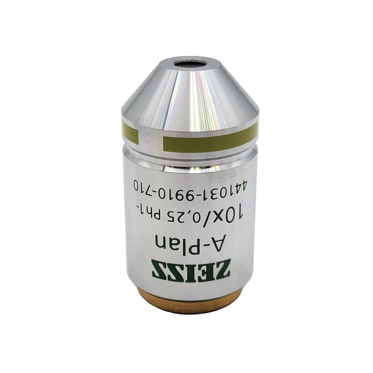 Zeiss Microscope Objective A-Plan 10x Ph1- Negative Phase Contrast - Microscope Marketplace