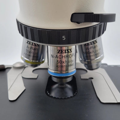 Zeiss Microscope Axiolab 5 LED with Gout Kit Analyzer and Trinocular Head - Microscope Marketplace
