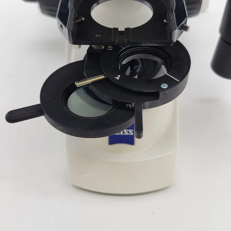 Zeiss Microscope Axiolab 5 LED with Gout Kit Analyzer and Trinocular Head - Microscope Marketplace