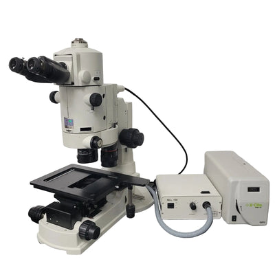 Nikon Stereo Microscope AZ100 Multizoom with Fluorescence and Trinocular Head - Microscope Marketplace