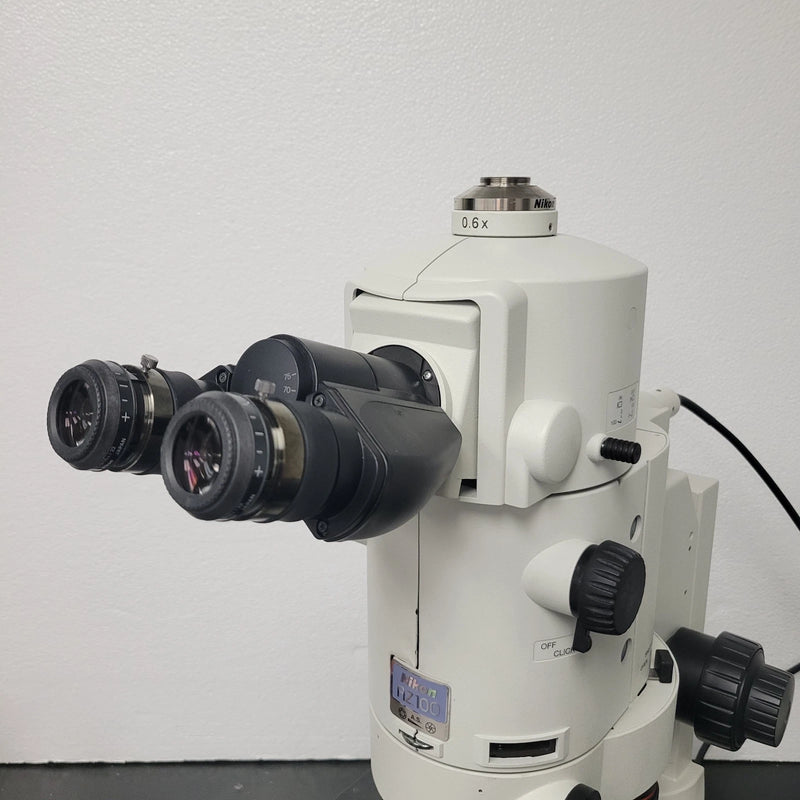 Nikon Stereo Microscope AZ100 Multizoom with Fluorescence and Trinocular Head - Microscope Marketplace