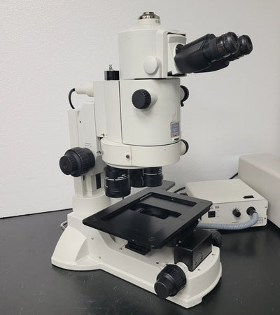 Nikon Stereo Microscope AZ100 Multizoom with Fluorescence and Trinocular Head - Microscope Marketplace