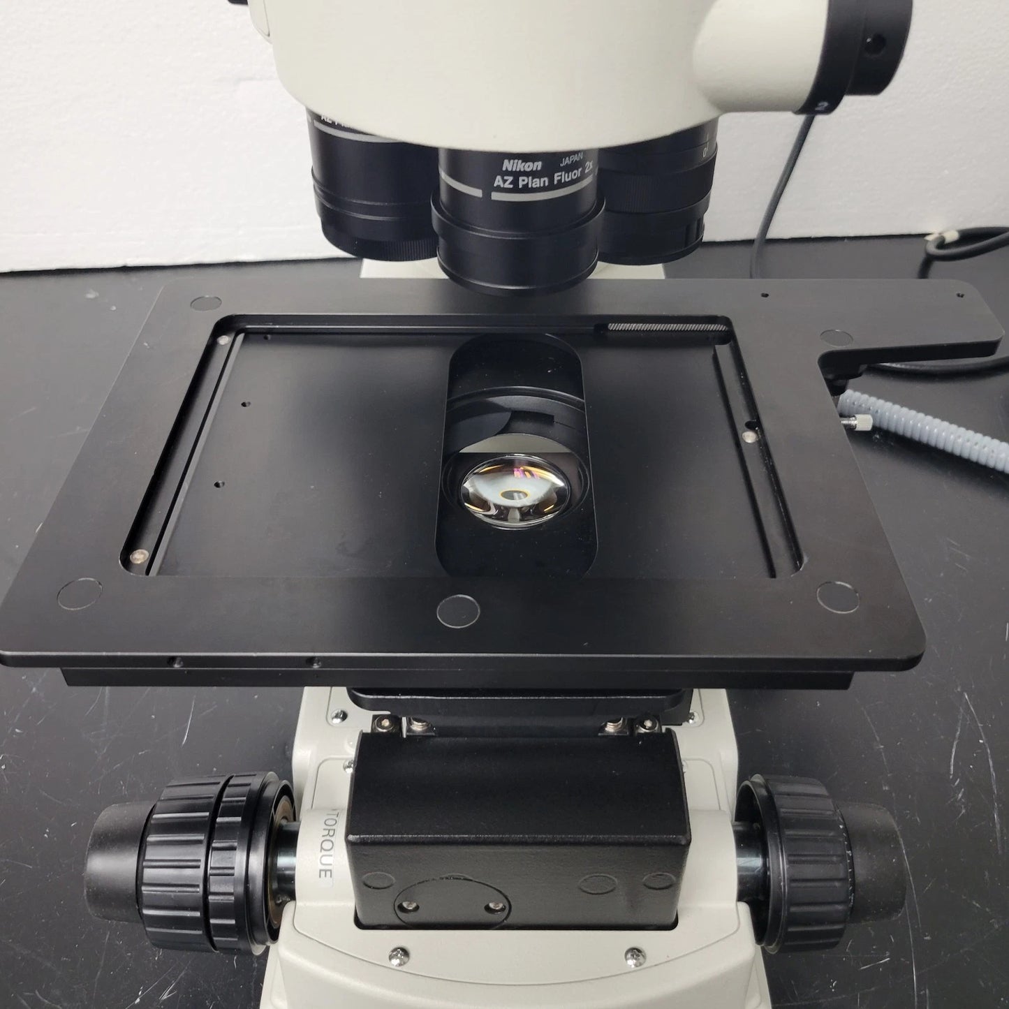 Nikon Stereo Microscope AZ100 Multizoom with Fluorescence and Trinocular Head - Microscope Marketplace