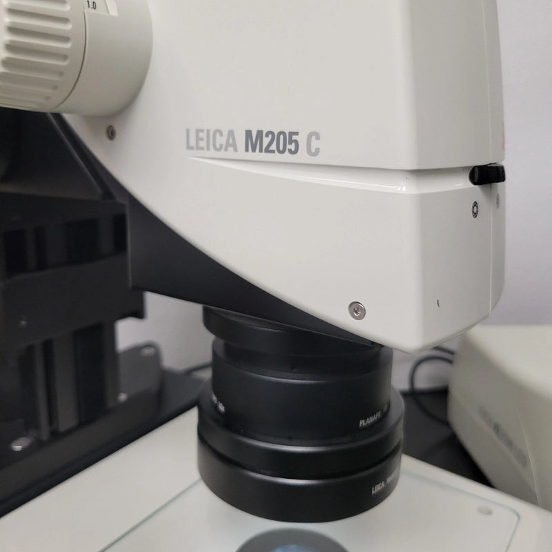 Leica Stereo Microscope M205C with Camera Port & Transmitted Light Stand - Microscope Marketplace