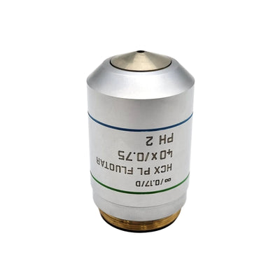 Leica Microscope Objective HCX PL Fluotar 40x Ph2 Phase Contrast 506145 - Microscope Marketplace