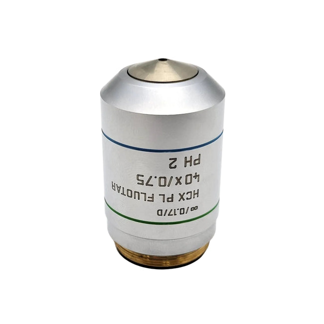 Leica Microscope Objective HCX PL Fluotar 40x Ph2 Phase Contrast 506145 - Microscope Marketplace
