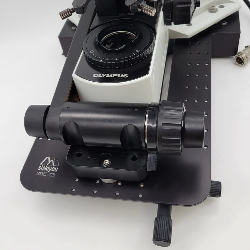 Olympus Microscope BX51WI Water Immersion with Siskiyou MXMS-125 XY Translator - Microscope Marketplace