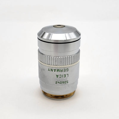 Leica Microscope PL Apo 100X Objective Oil Ph3 Phase Contrast 506042 - Microscope Marketplace