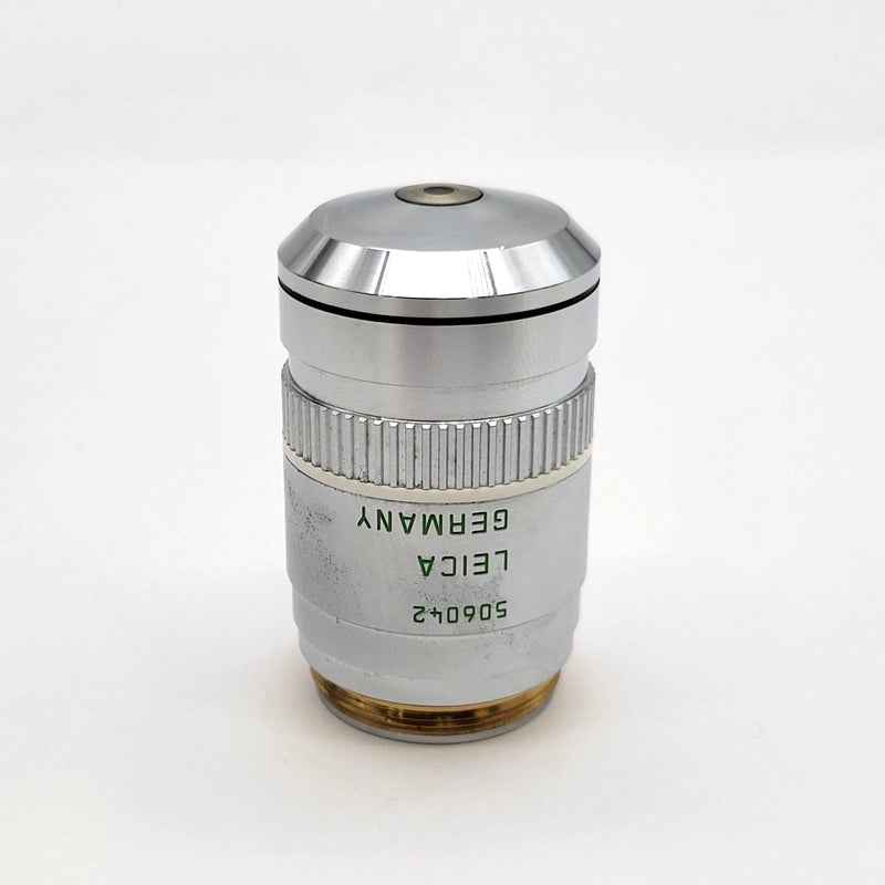 Leica Microscope PL Apo 100X Objective Oil Ph3 Phase Contrast 506042 - Microscope Marketplace