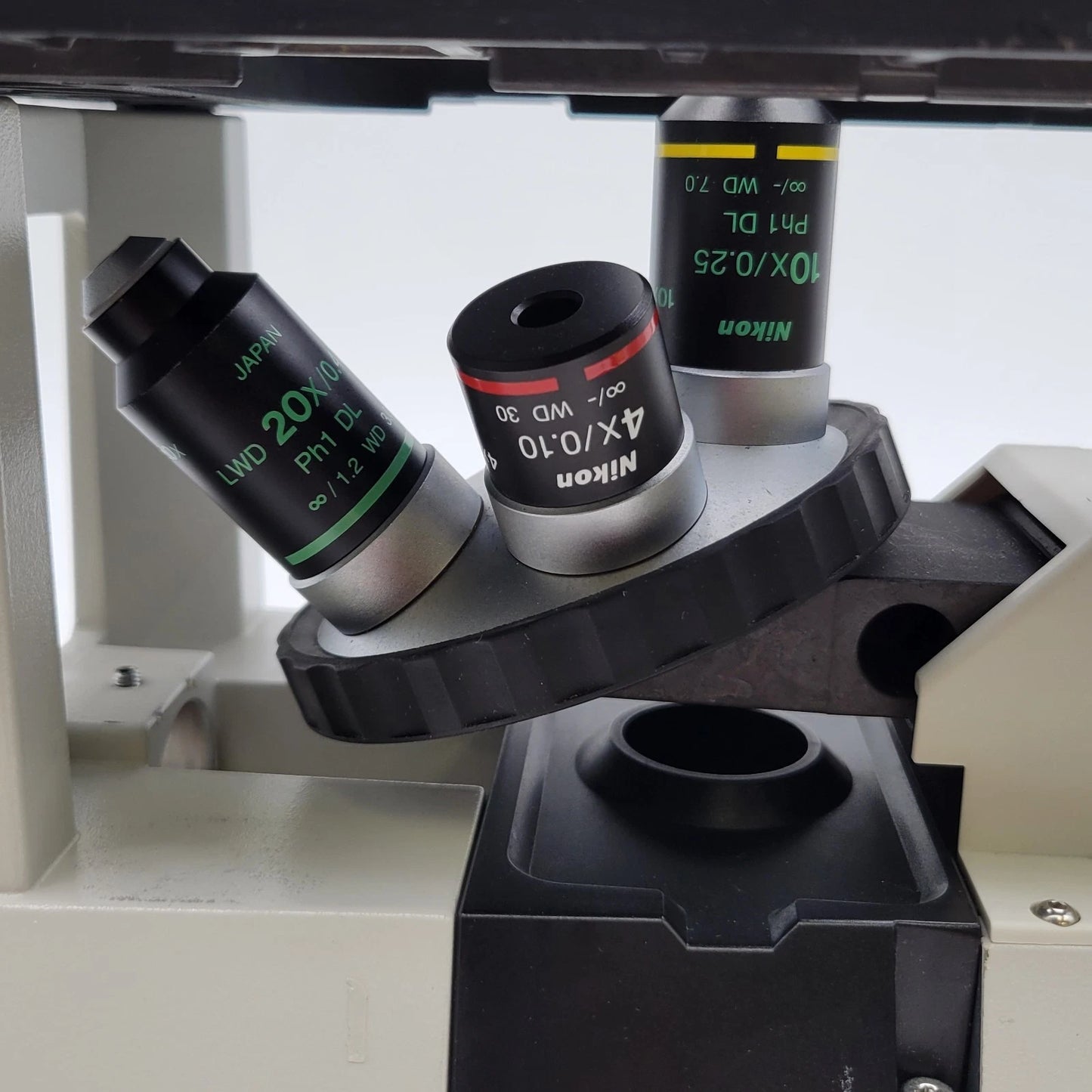 Nikon Microscope Eclipse TS100 with Trinocular Head, Phase Contrast Tissue Culture - Microscope Marketplace