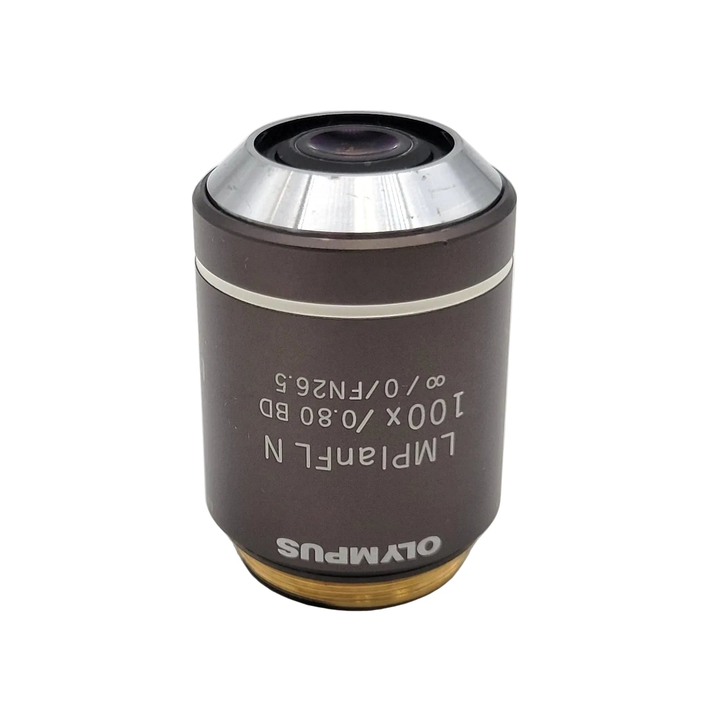 Olympus Microscope Objective LMPlanFL N 100x BD Brightfield Darkfield - Microscope Marketplace