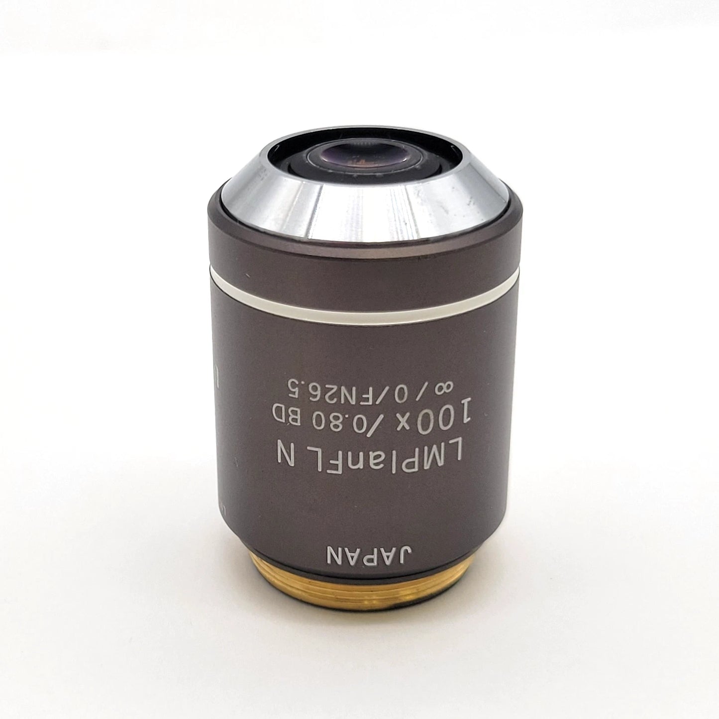 Olympus Microscope Objective LMPlanFL N 100x BD Brightfield Darkfield - Microscope Marketplace