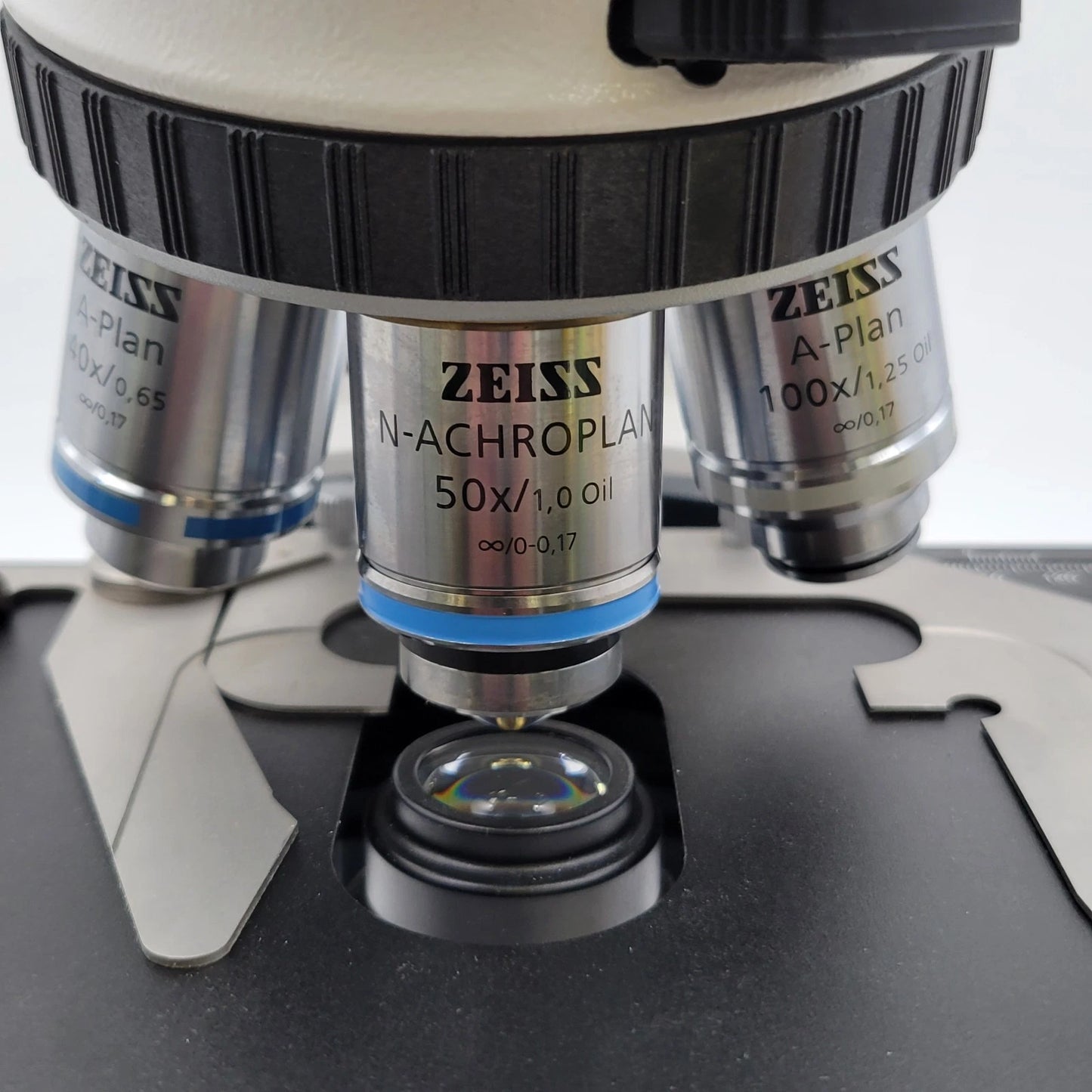 Zeiss Microscope Axio Lab.A1 with 50x and 100x Oil Axiolab A1 - Microscope Marketplace