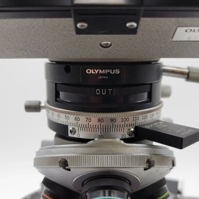 Olympus Microscope BH Pol Polarizing with Trinocular Head - Microscope Marketplace