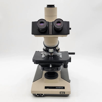 Olympus Microscope BH-2 with Phase Contrast, SPlan Objectives & Trinocular Head - Microscope Marketplace