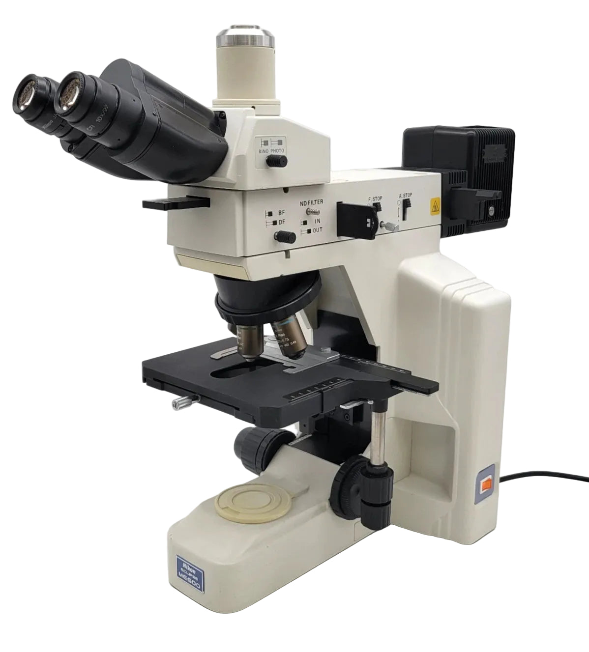 Nikon Microscope ME600 Metallurgical with Polarization & Trinocular Head - Microscope Marketplace