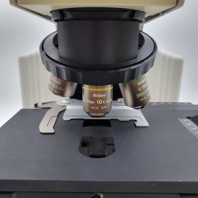 Nikon Microscope ME600 Metallurgical with Polarization & Trinocular Head - Microscope Marketplace