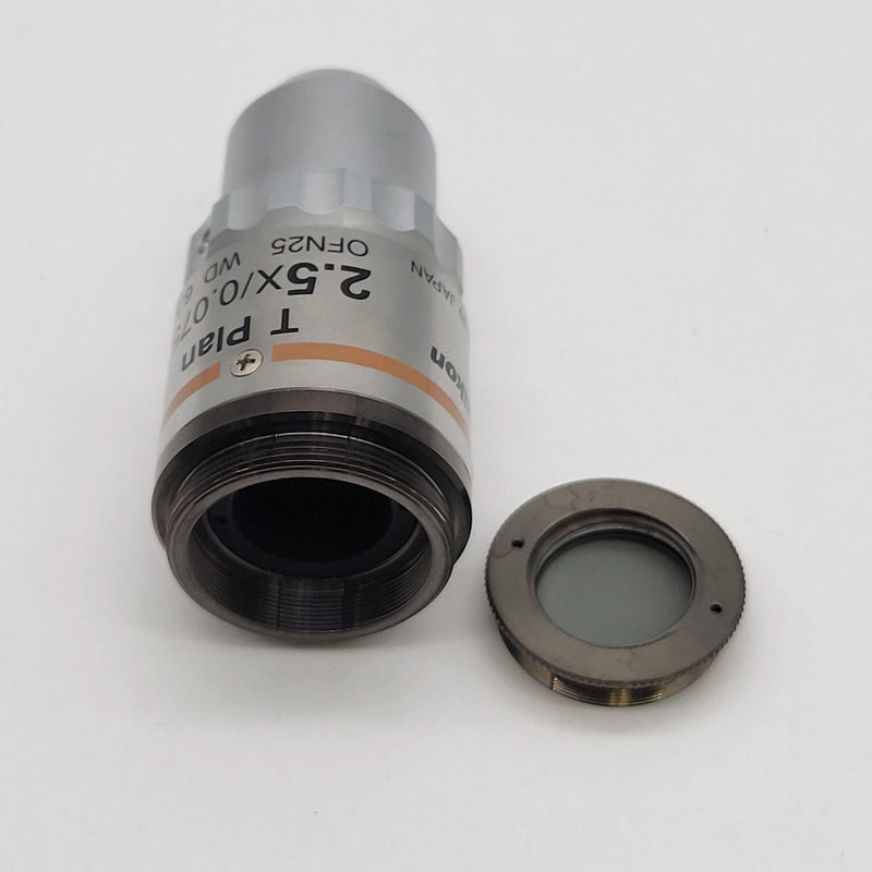 Nikon Microscope Objective T Plan 2.5x EPI - Microscope Marketplace