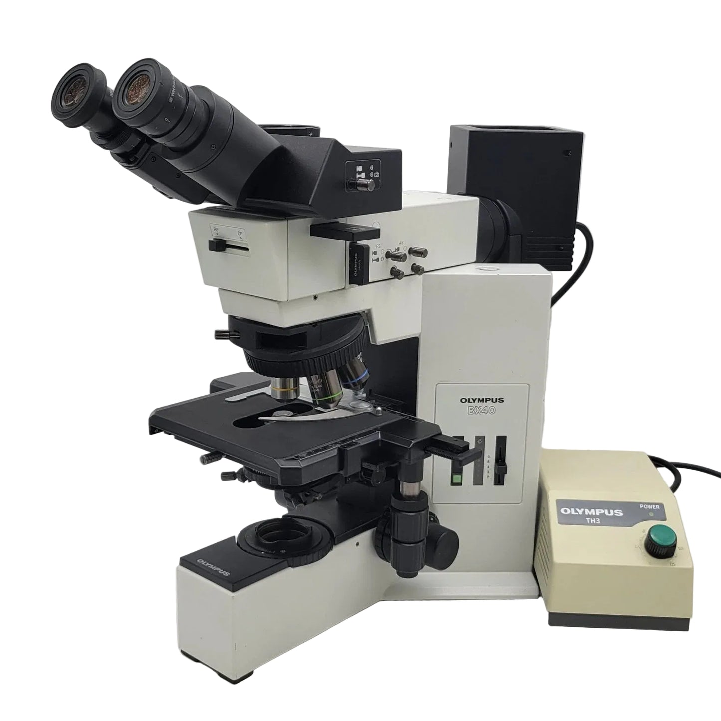 Olympus Microscope BX40 with Reflected & Transmitted Light and Trinocular Head - Microscope Marketplace