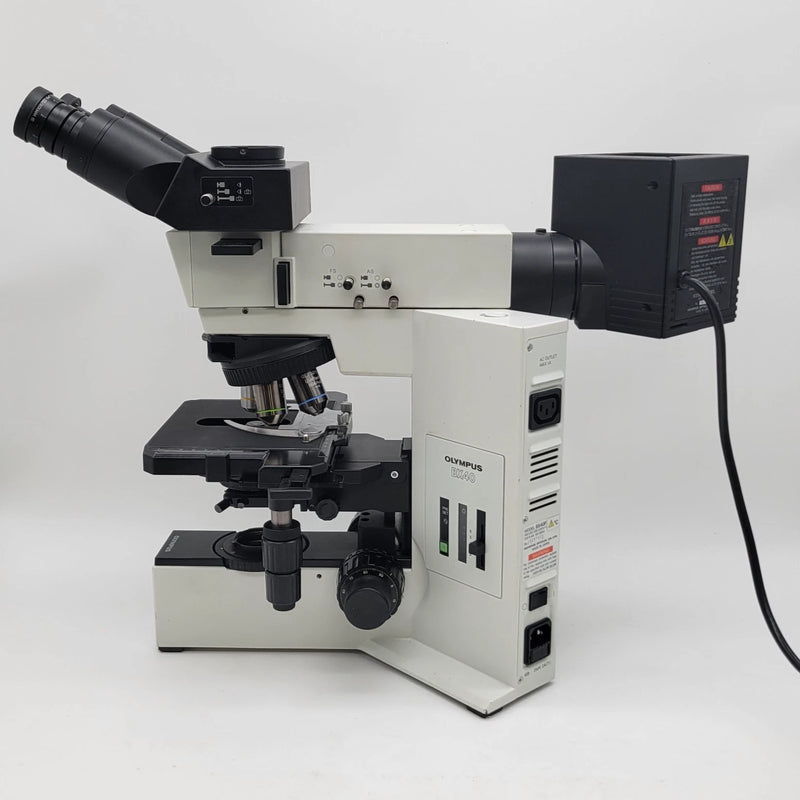 Olympus Microscope BX40 with Reflected & Transmitted Light and Trinocular Head - Microscope Marketplace