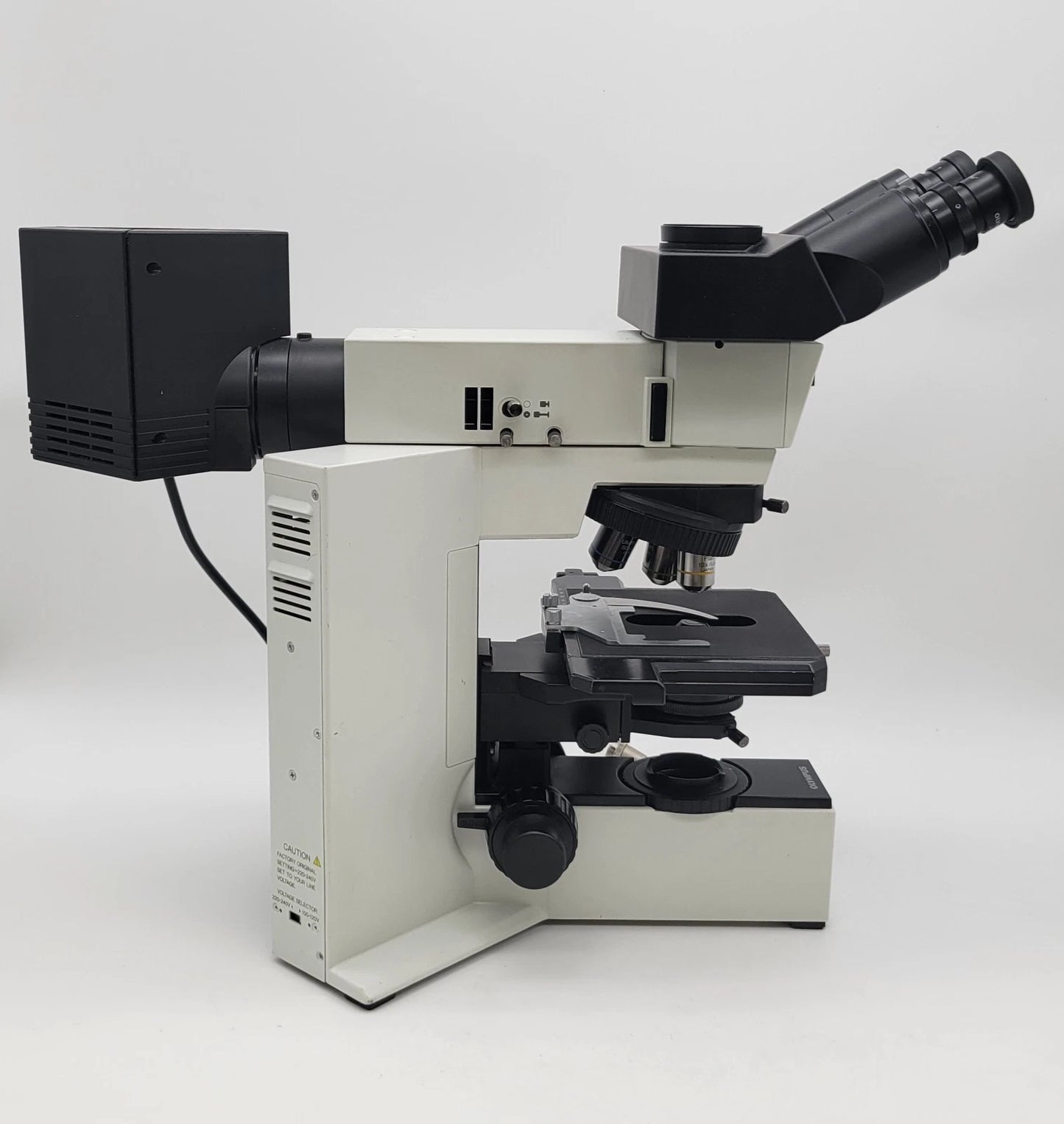 Olympus Microscope BX40 with Reflected & Transmitted Light and Trinocular Head - Microscope Marketplace
