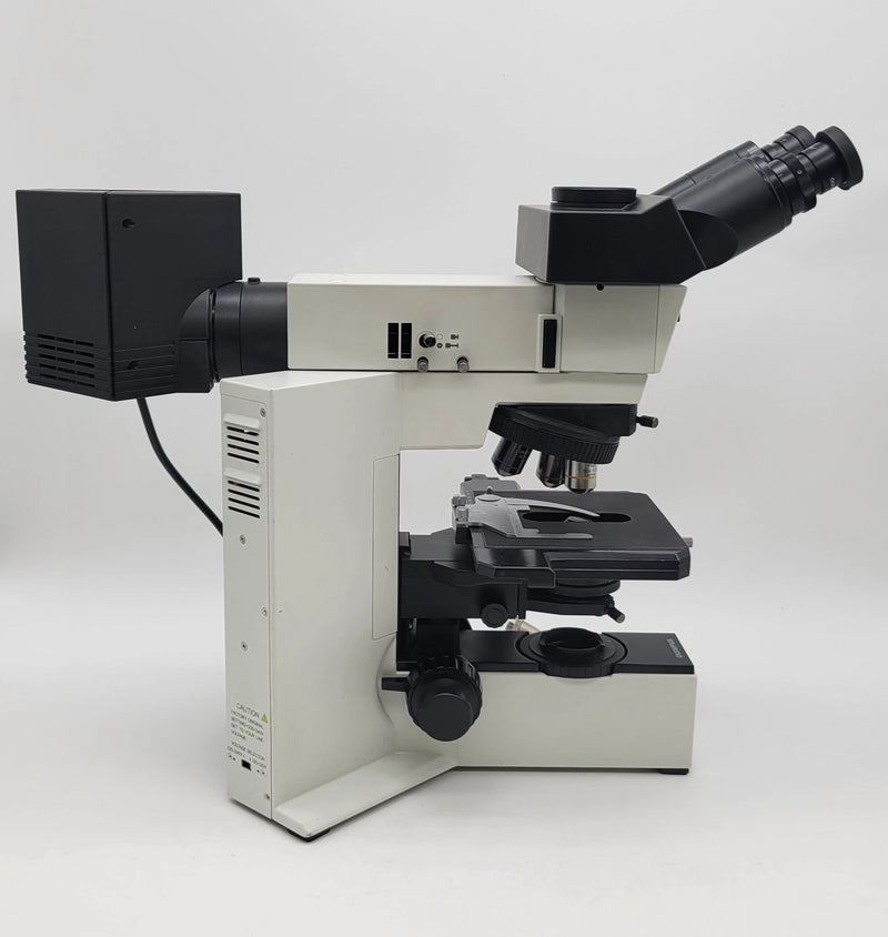 Olympus Microscope BX40 with Reflected & Transmitted Light and Trinocular Head - Microscope Marketplace