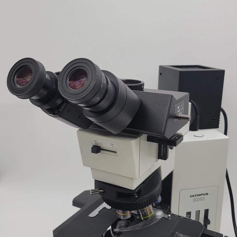Olympus Microscope BX40 with Reflected & Transmitted Light and Trinocular Head - Microscope Marketplace