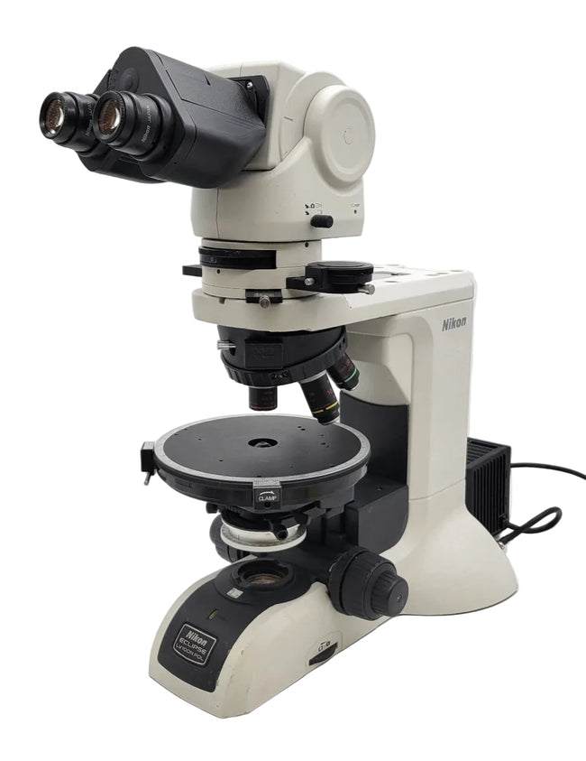 Nikon Microscope LV100N POL Polarizing with Tilting Ergo Head *DEAL* - Microscope Marketplace