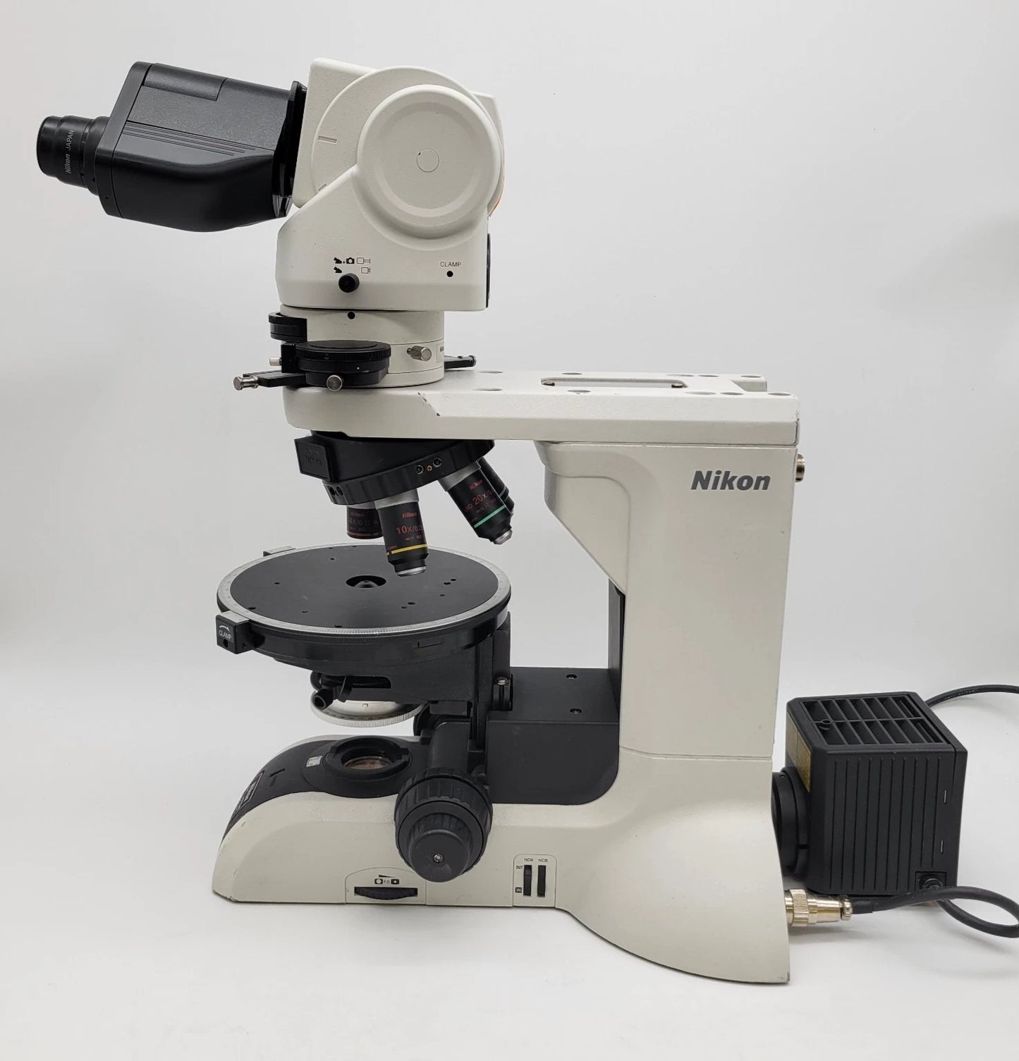 Nikon Microscope LV100N POL Polarizing with Tilting Ergo Head *DEAL* - Microscope Marketplace