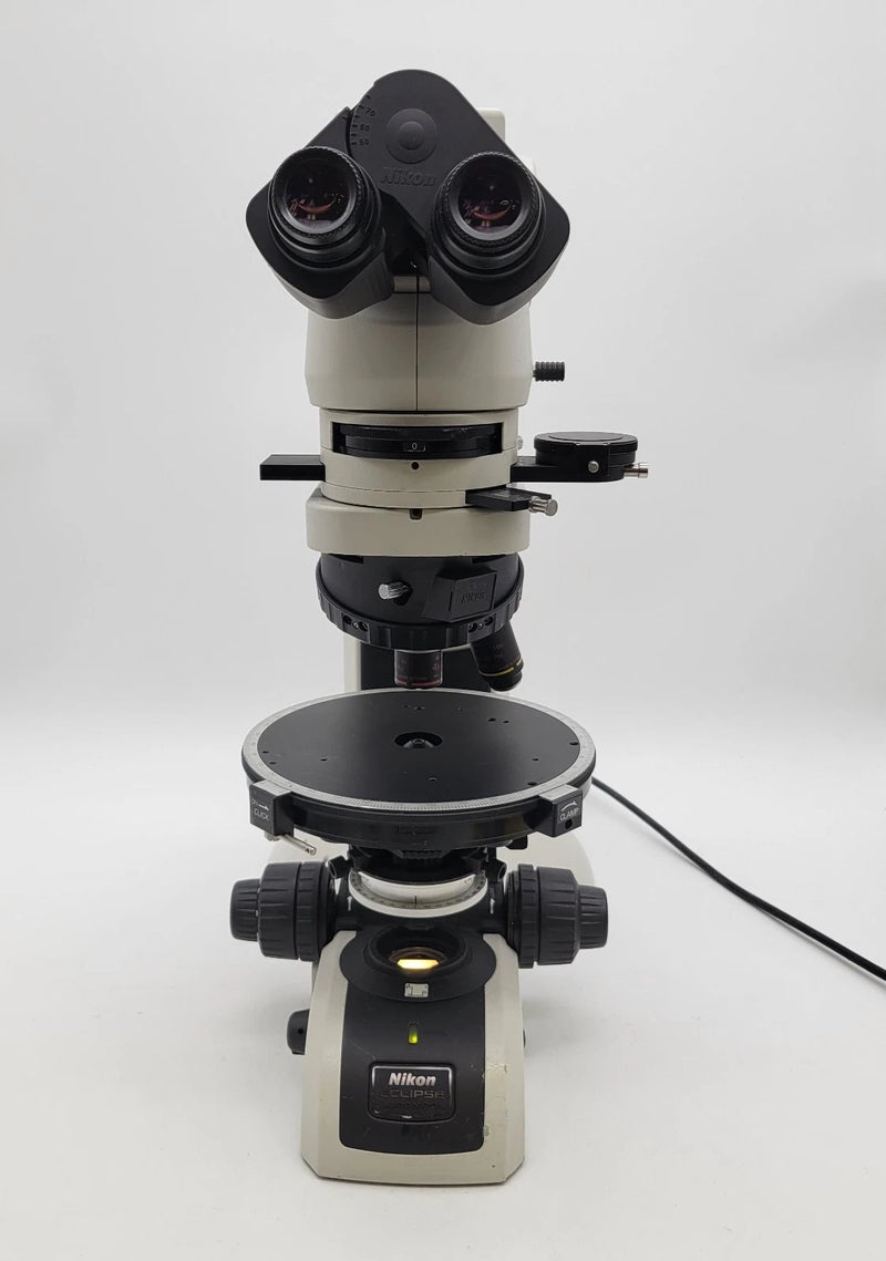 Nikon Microscope LV100N POL Polarizing with Tilting Ergo Head *DEAL* - Microscope Marketplace