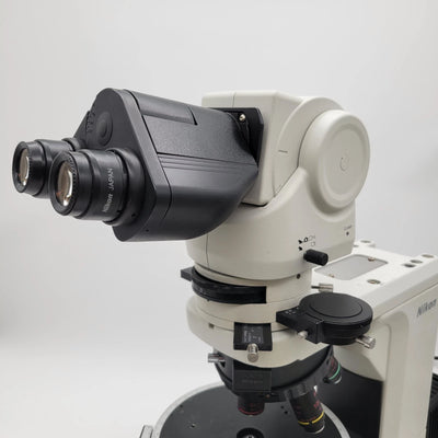 Nikon Microscope LV100N POL Polarizing with Tilting Ergo Head *DEAL* - Microscope Marketplace