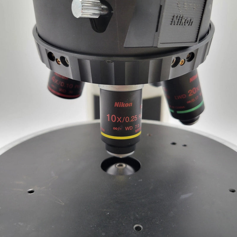 Nikon Microscope LV100N POL Polarizing with Tilting Ergo Head *DEAL* - Microscope Marketplace