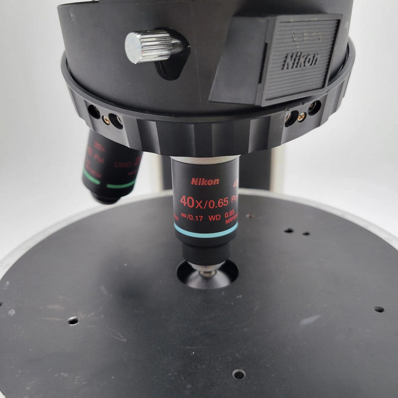Nikon Microscope LV100N POL Polarizing with Tilting Ergo Head *DEAL* - Microscope Marketplace