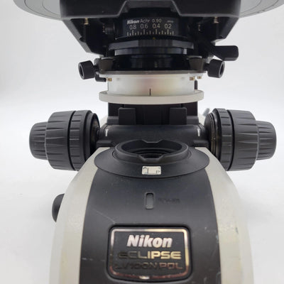 Nikon Microscope LV100N POL Polarizing with Tilting Ergo Head *DEAL* - Microscope Marketplace