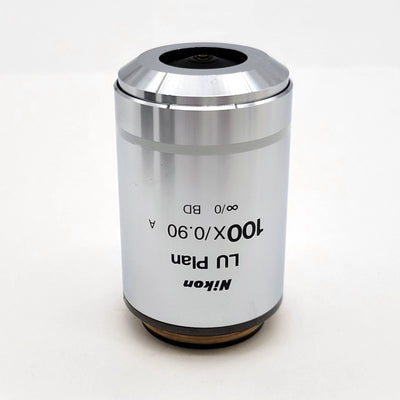 Nikon Microscope Objective LU Plan 100x BD Brightfield Darkfield - Microscope Marketplace