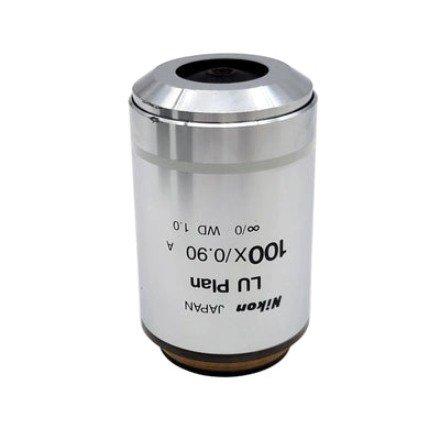 Nikon Microscope Objective LU Plan 100x BD Brightfield Darkfield - Microscope Marketplace