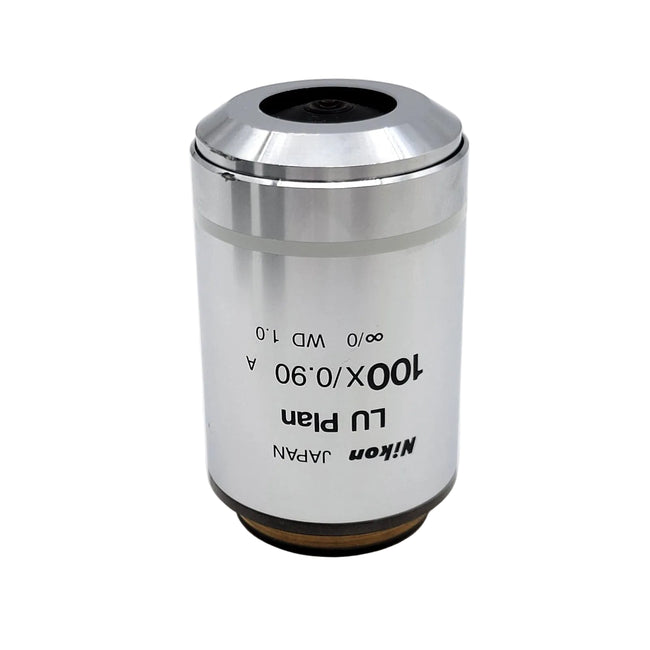 Nikon Microscope Objective LU Plan 100x BD Brightfield Darkfield - Microscope Marketplace